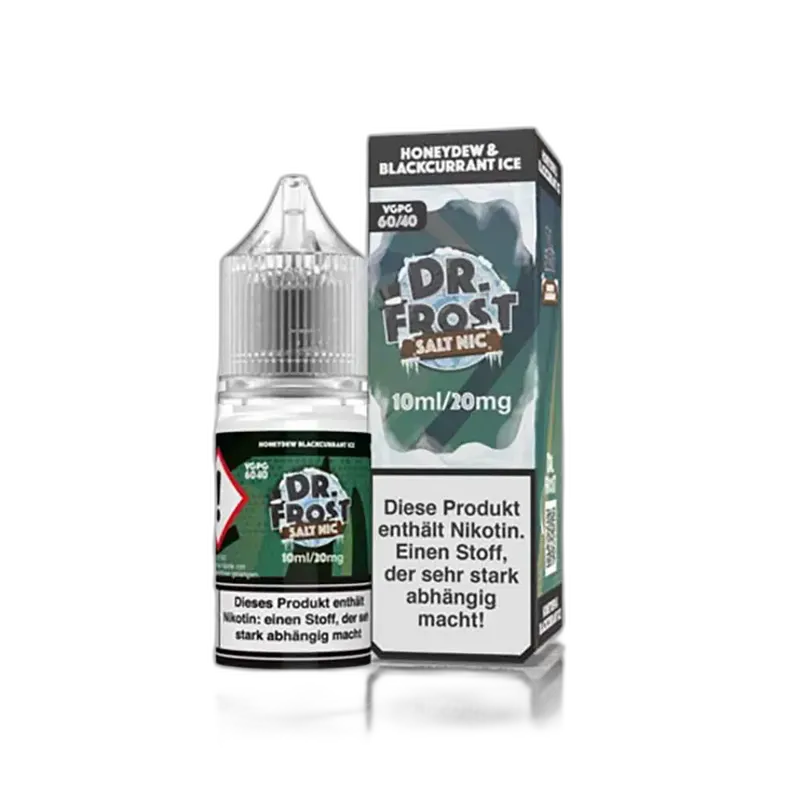 Dr. Frost Nikotinsalz - Ice Cold Honeydew & Blackcurant - 10ml Liquid 20mg