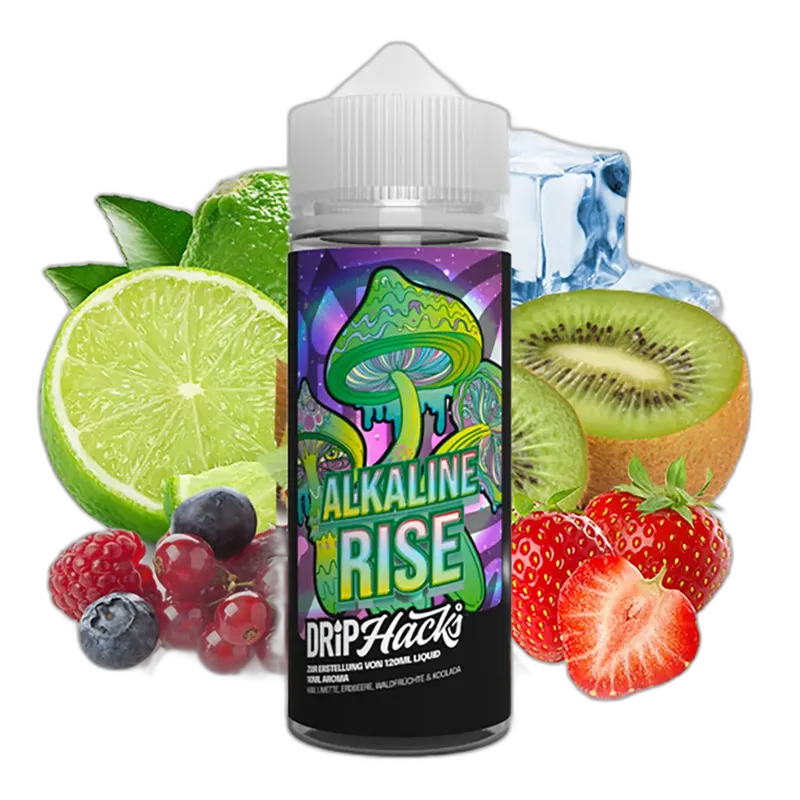 Drip Hacks Longfill - Alkaline Rise - 10ml Aroma in 120ml Flasche
