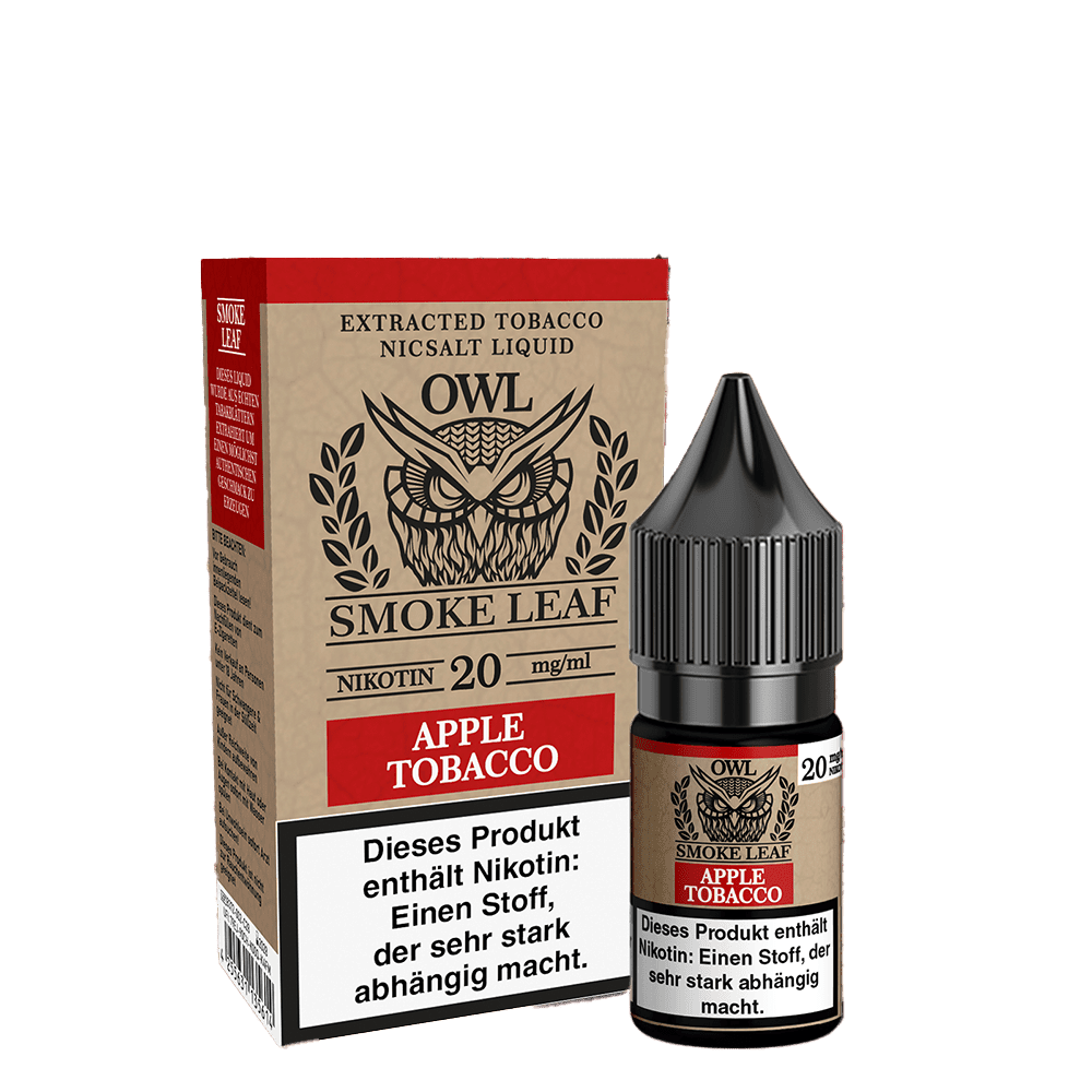 OWL Smoke Leaf Nikotinsalz - Apple Tobacco - 10ml Liquid 20mg