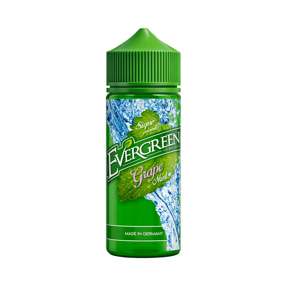 Evergreen Longfill - Grape Mint - 8ml Aroma in 120ml Flasche