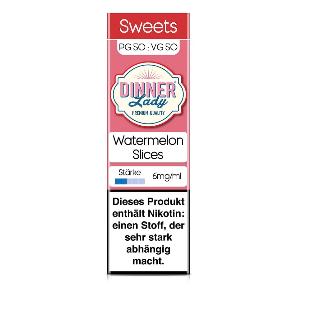 Dinner Lady Liquid - Watermelon Slices - 50/50 10ml 6mg