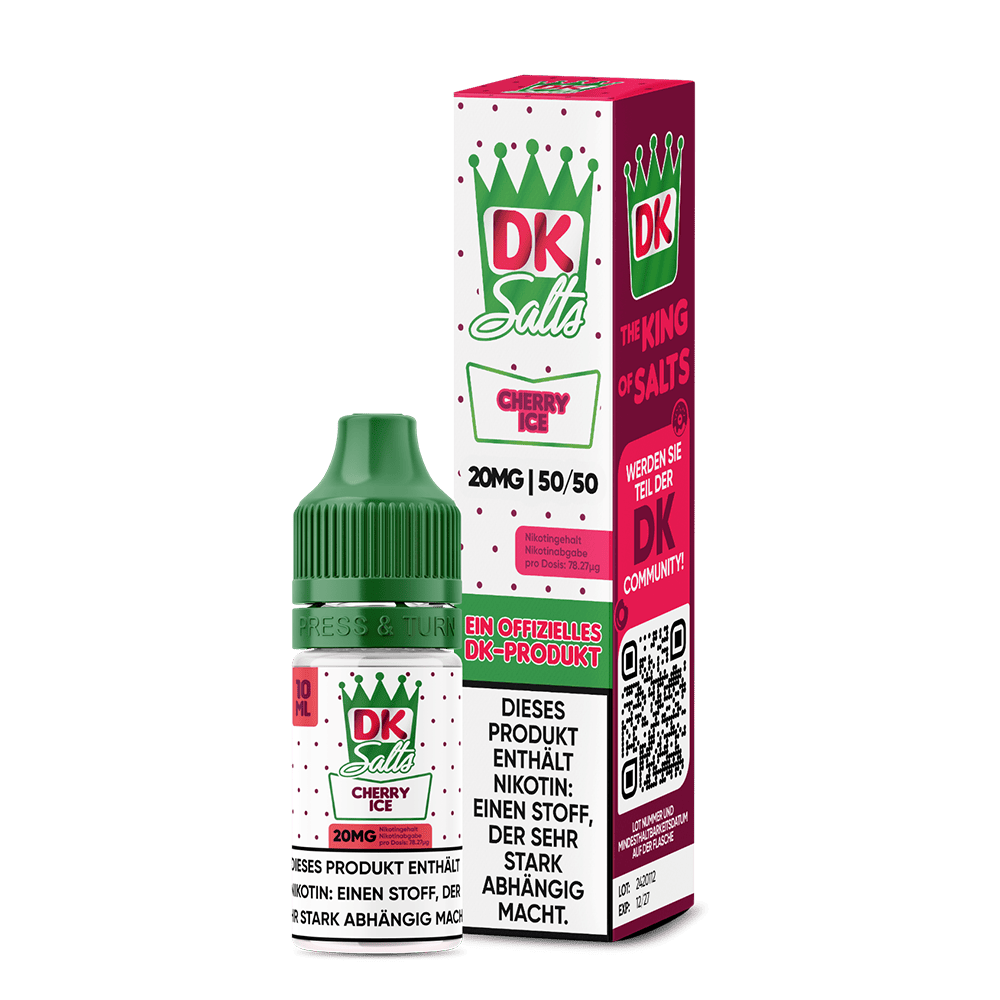 DK Salts Nikotinsalz - Cherry Ice - Liquid 20mg 10ml