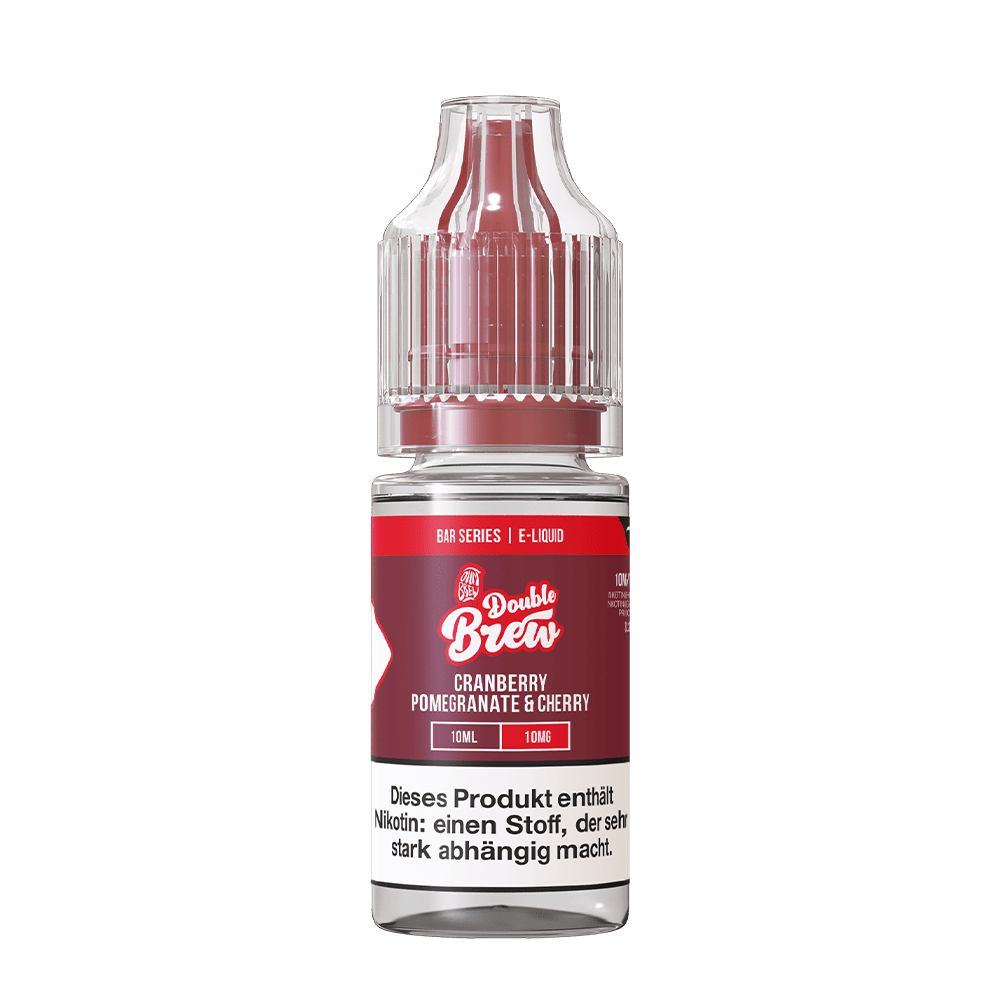 Double Brew Nikotinsalz - Cranberry Pomegranate & Cherry - 10ml Liquid 10mg