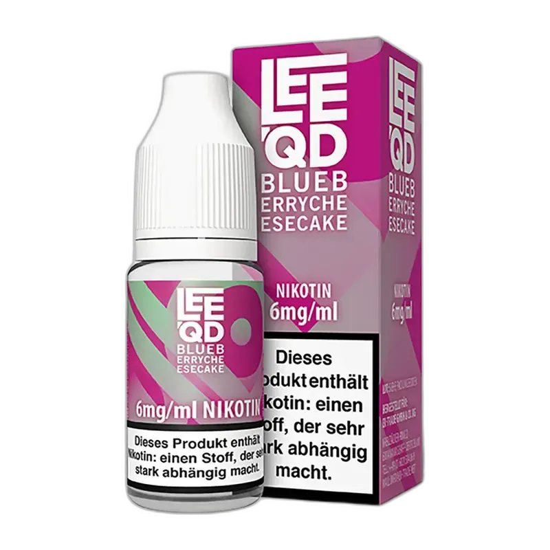 LEEQD Crazy Blueberry Cheesecake 10ml 6mg Liquid