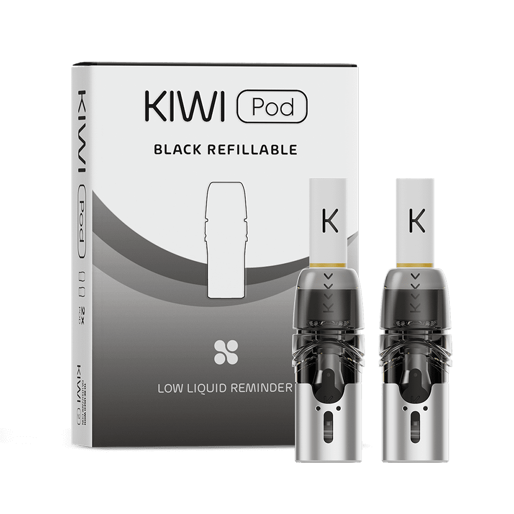 KIWI 2 - Pod inkl. Filter Tip Schwarz 0,8 Ohm