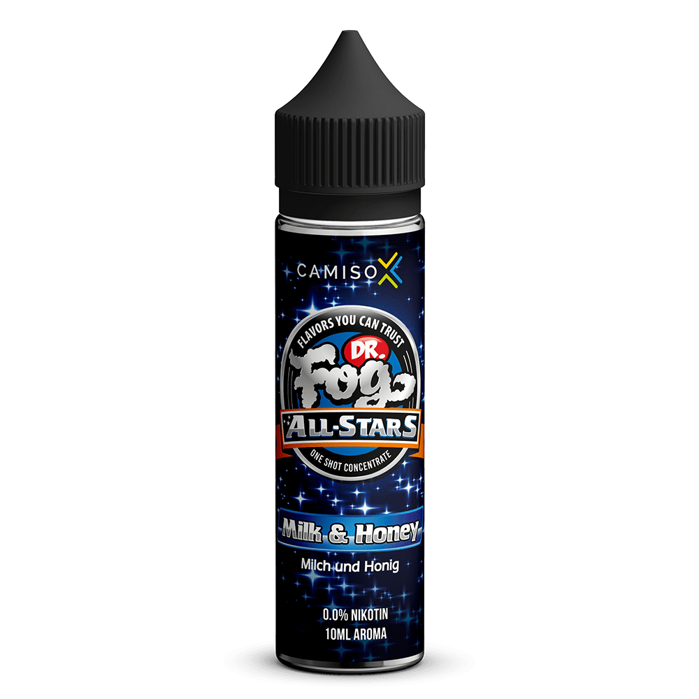 Dr. Fog Longfill - Milk & Honey - 10ml Aroma in 60ml Flasche