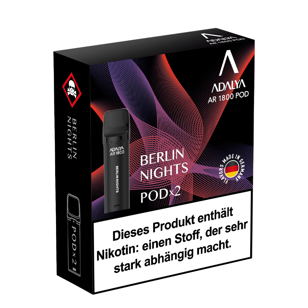 2x Adalya AR1800 - Berlin Nights - 20mg Nikotinsalz 2ml