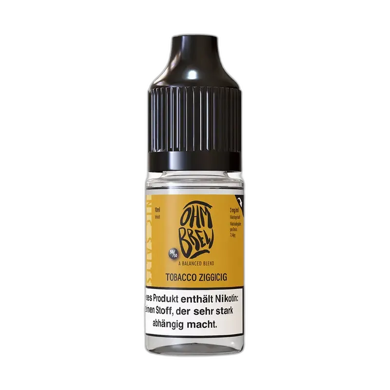 Ohm Brew Nikotinsalz - Tobacco Ziggicig - 10ml Liquid 12mg