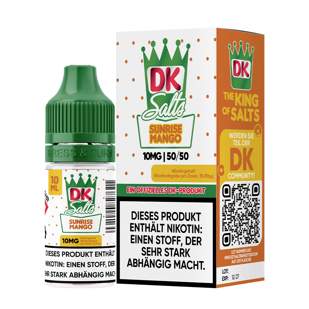 DK Salts Nikotinsalz - Sunrise Mango - Liquid 10mg 10ml