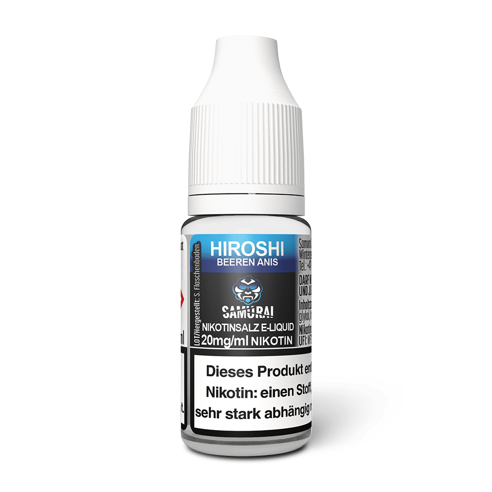 Samurai Nikotinsalz - Hiroshi Beeren Anis - Liquid 20mg 10ml
