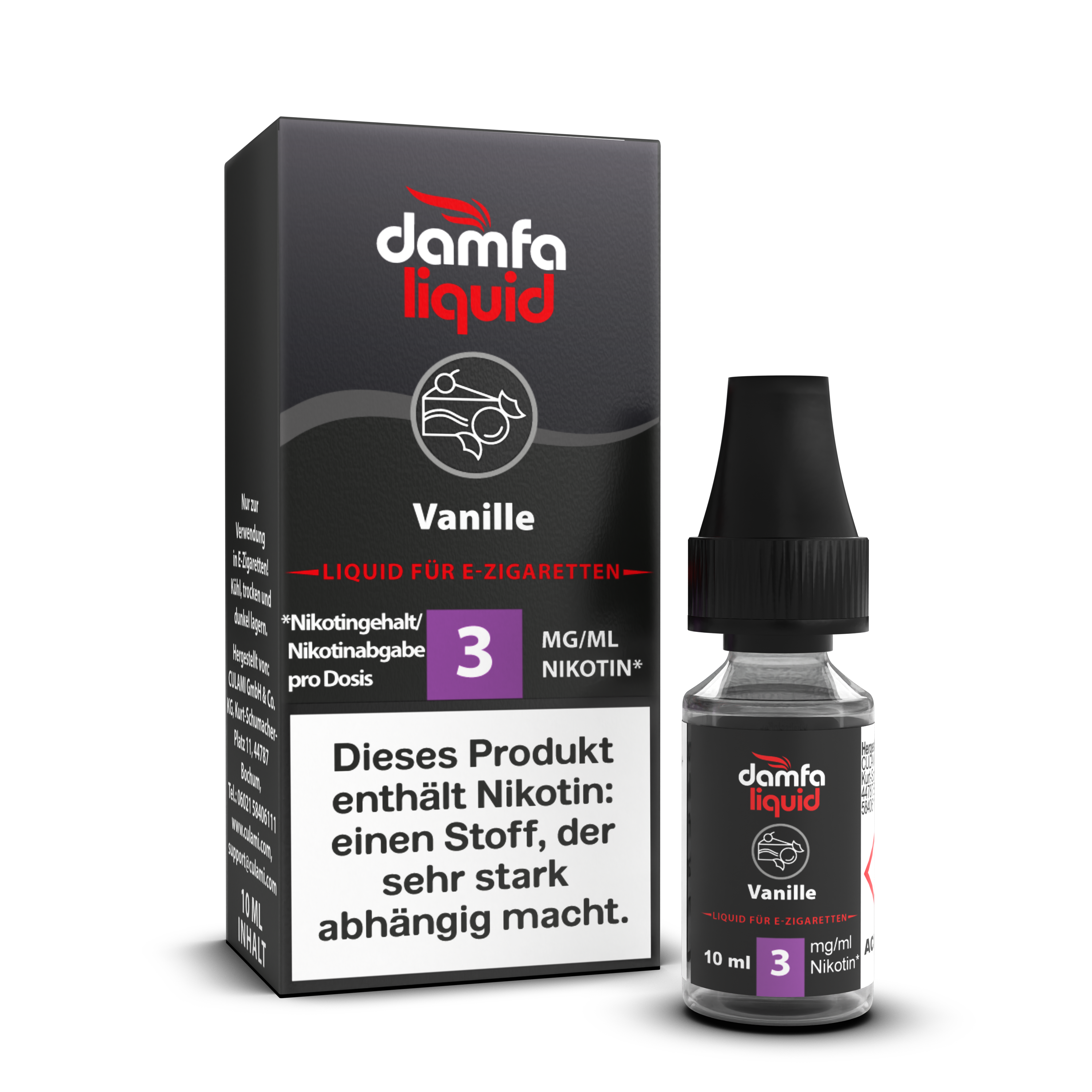 damfaliquid Vanille V2 3mg 10ml