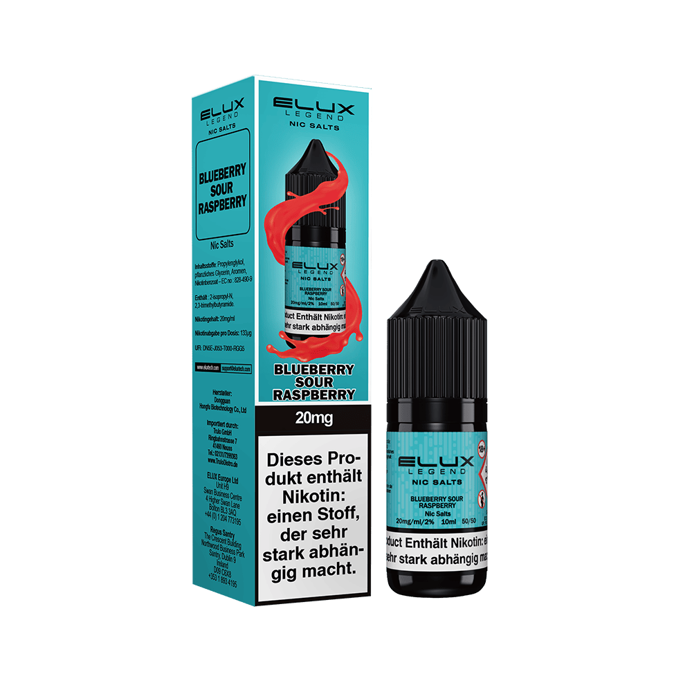 Elux Nikotinsalz - Blueberry Sour Raspberry - Liquid 20mg 10ml