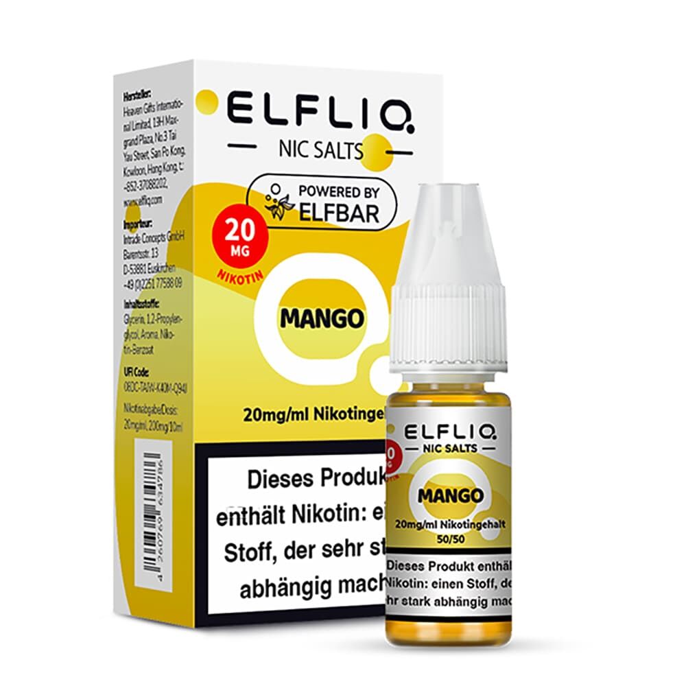 Elfliq by Elfbar Nikotinsalz - Mango - Liquid 20mg 10ml