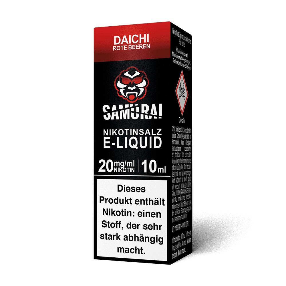 Samurai Nikotinsalz - Daichi Rote Beeren - Liquid 20mg 10ml
