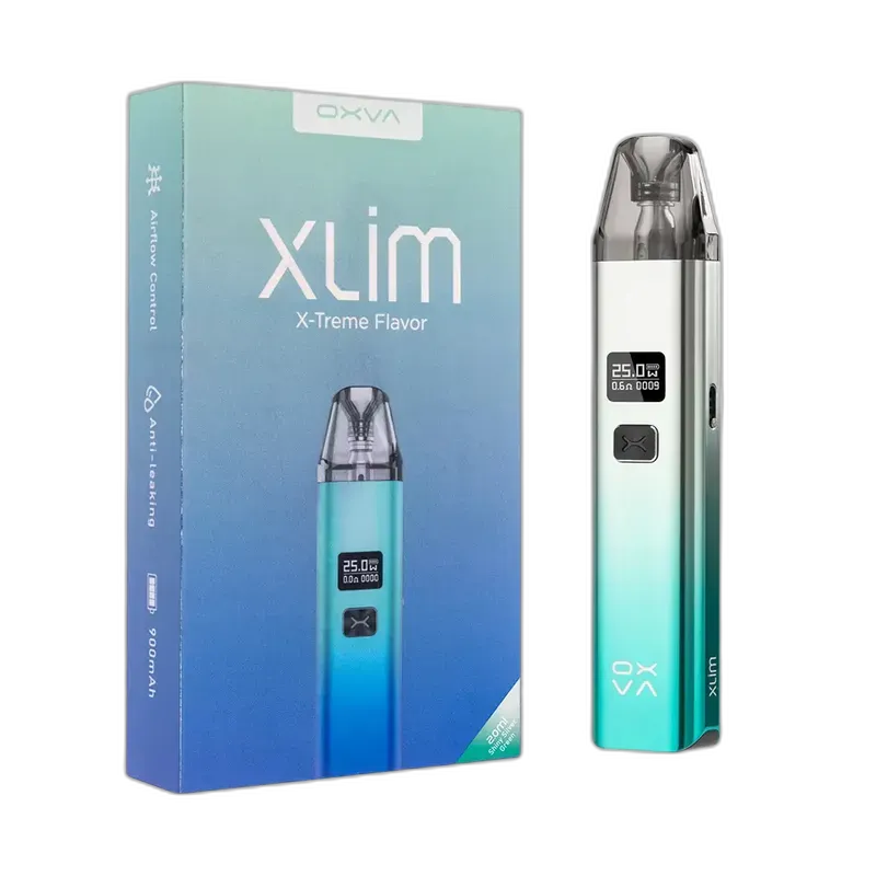 Oxva Xlim Kit V2 Shiny Silver Green