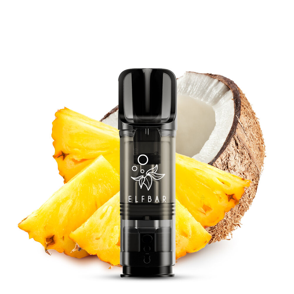 2x Elfbar Elfa Einweg Pod - Pineapple Coconut - 20mg Nikotinsalz 2ml 2x Elfbar Elfa Einweg Pod - Pineapple Coconut - 20mg Nikotinsalz 2ml