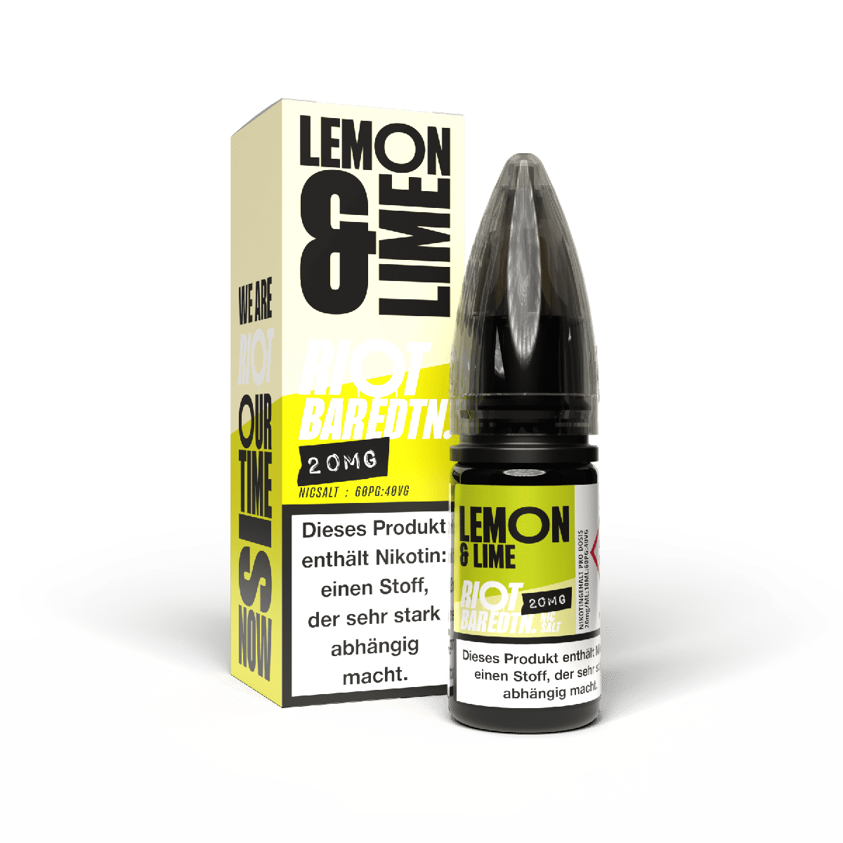 Riot Squad Nikotinsalz - Lemon & Lime - Liquid 20mg 10ml
