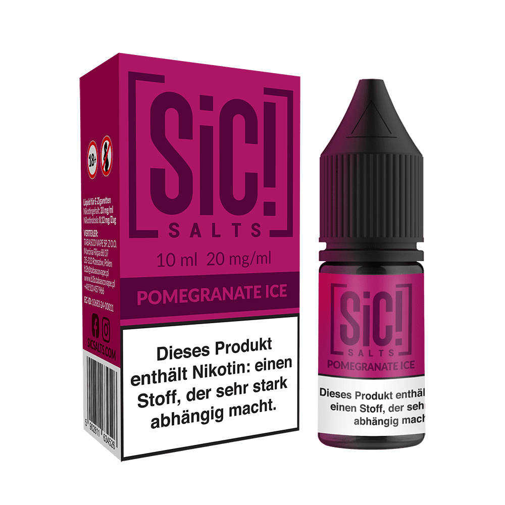 SIC Nikotinsalz - Pomegranate Ice -10ml Liquid 20mg