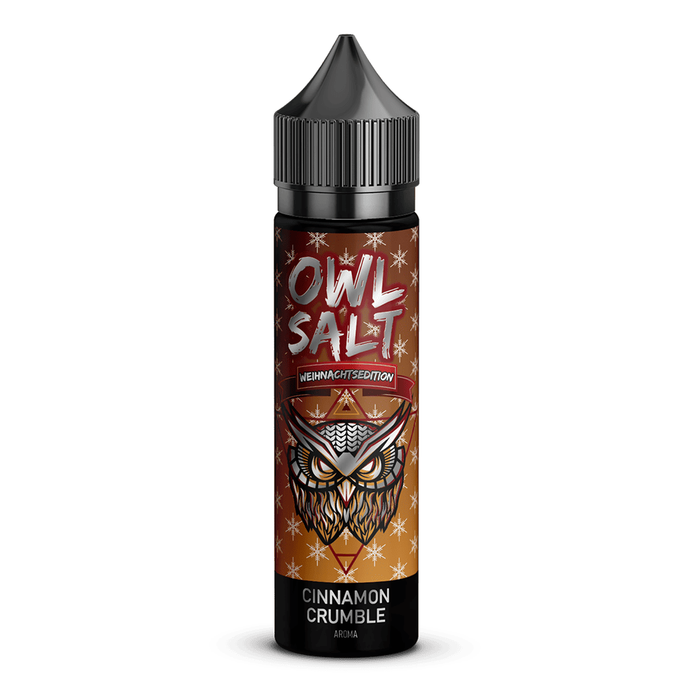 OWL Salt Aroma Longfill Weihnachtsedition - Cinnamon Crumble 10ml in 60ml Flasche