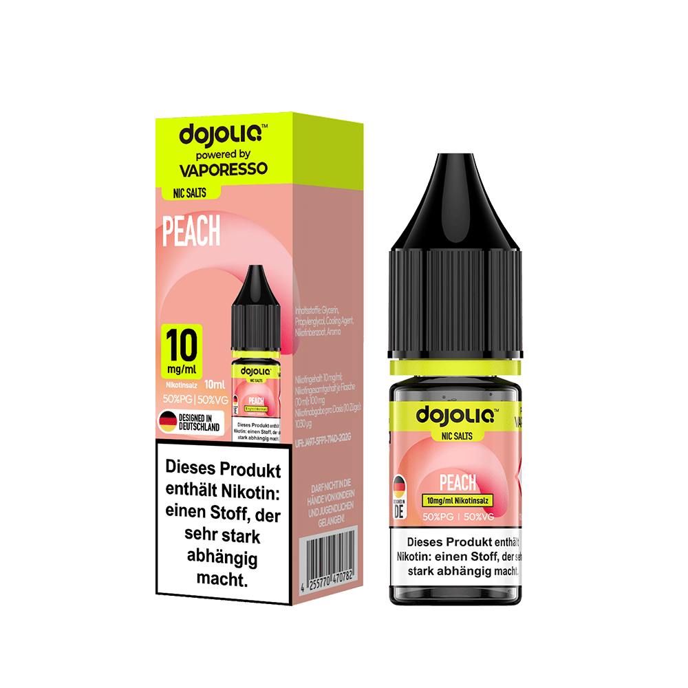 Dojoliq Nikotinsalz - Peach - 10ml Liquid 10mg