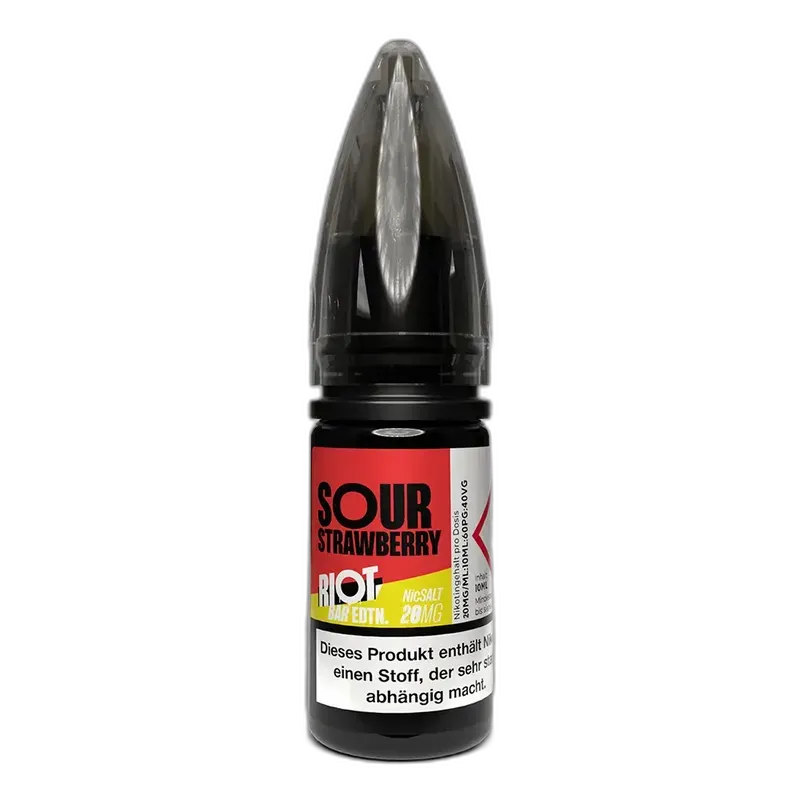 Riot Squad Nikotinsalz - Sour Strawberry - Liquid 20mg 10ml