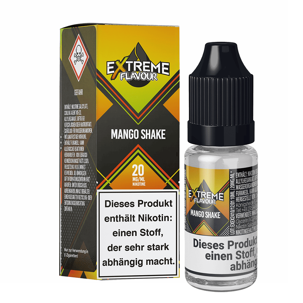 Extreme Flavour - Mango Shake - 20mg 10ml Hybrid-Nikotinsalzliquid