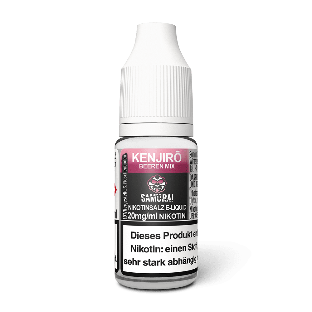 Samurai Nikotinsalz - Kenjiro Beeren Mix - Liquid 20mg 10ml