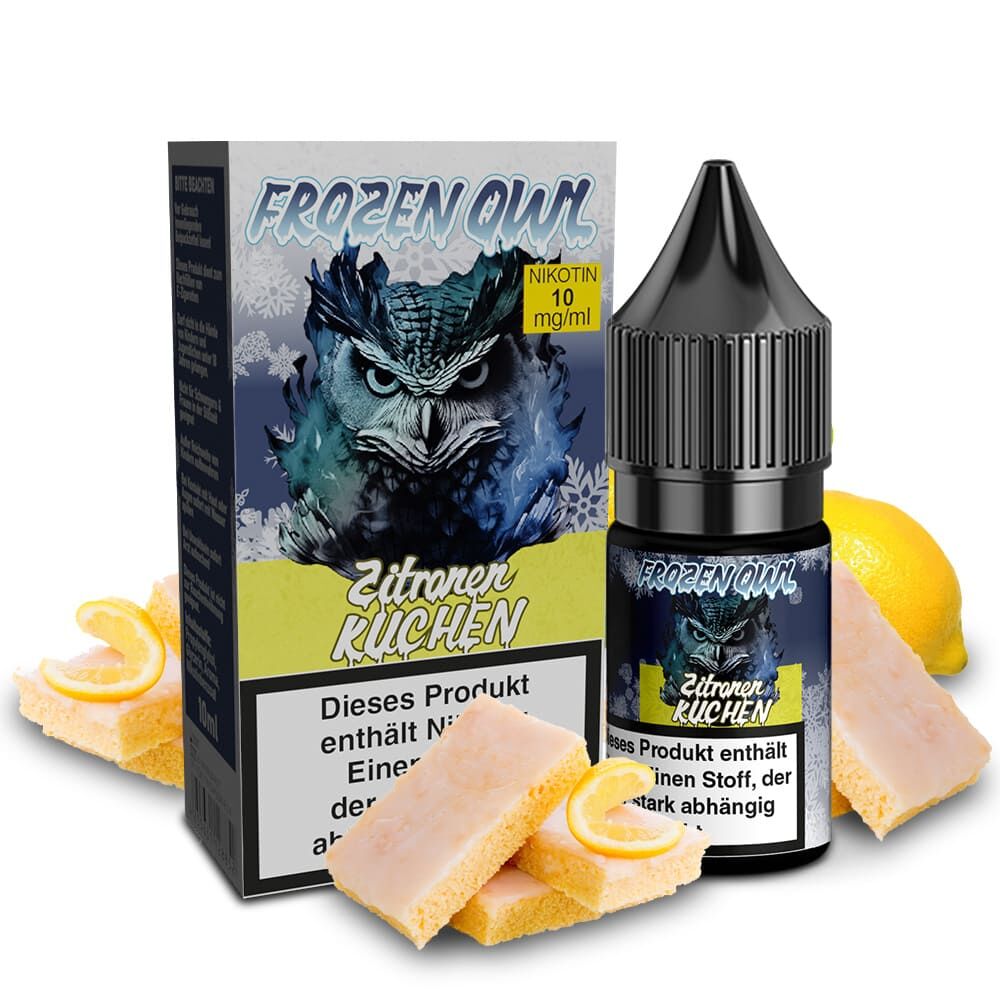 Frozen OWL Nikotinsalz - Zitronenkuchen - 10ml Liquid 10mg