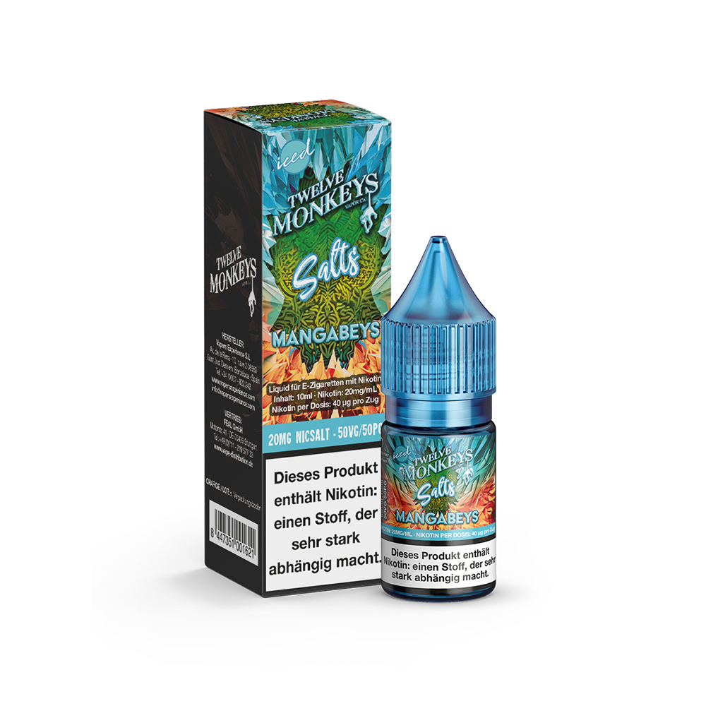 Twelve Monkeys Nikotinsalz - Mangabeys - 10ml Liquid 20mg