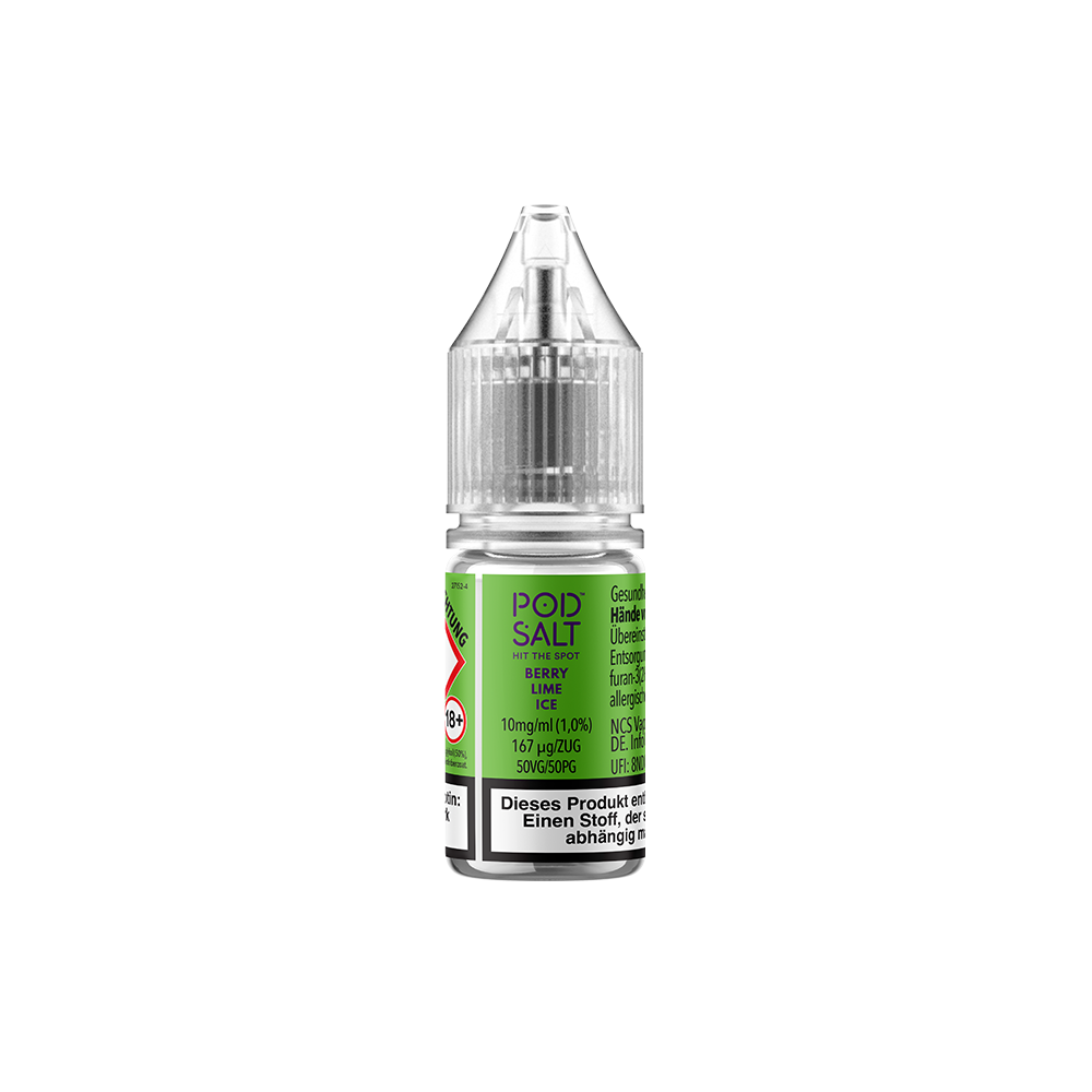Pod Salt Xtra Nikotinsalz - Berry Lime Ice - Liquid 10mg 10ml