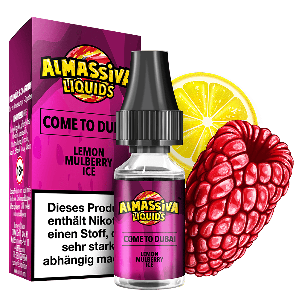 Almassiva Nikotinsalz - Come to Dubai - 10ml Liquid 17mg Almassiva Nikotinsalz - Come to Dubai - 10ml Liquid 17mg