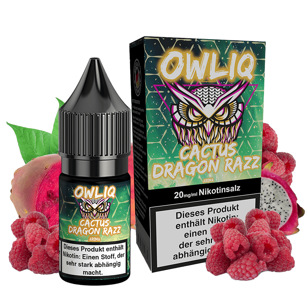 OWLIQ Nikotinsalz - Cactus Dragon Razz - 10ml Liquid 20mg