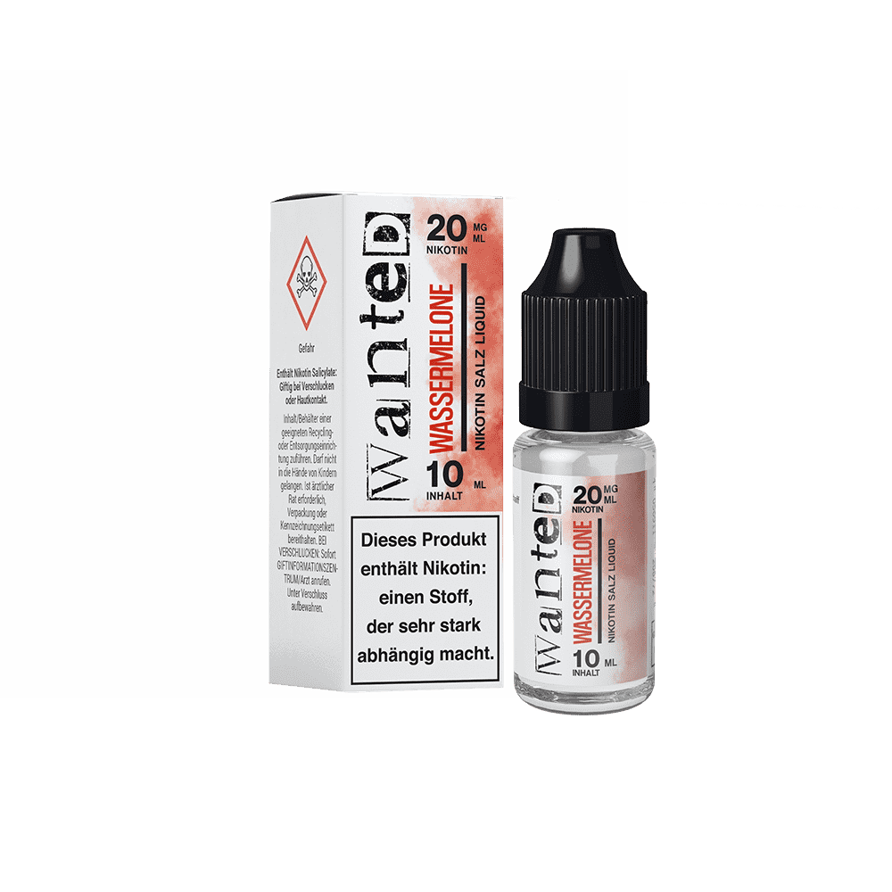 Wanted Nikotinsalz - Wassermelone - Overdosed 10ml Liquid 20mg