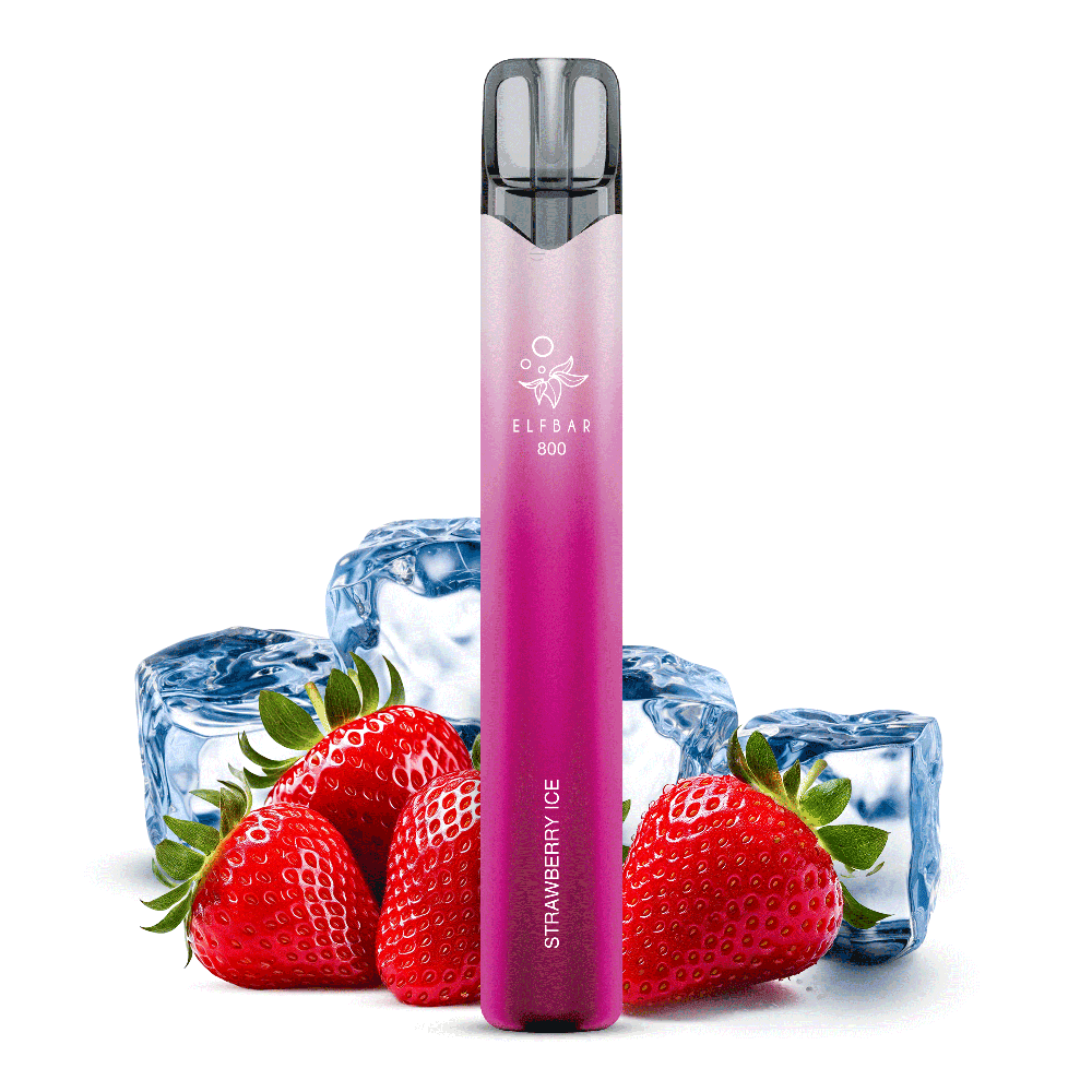 Elfbar 800 Einweg E-Zigarette - Strawberry Ice - 20mg