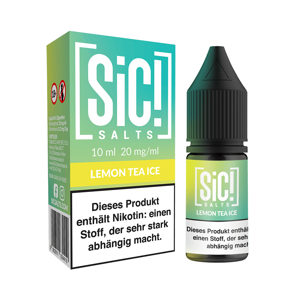 SIC Nikotinsalz - Lemon Tea Ice -10ml Liquid 20mg