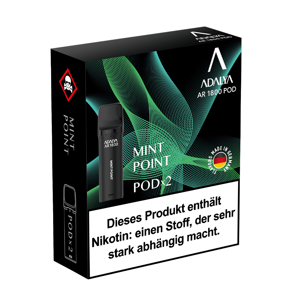 2x Adalya AR1800 - Mint Point - 20mg Nikotinsalz 2ml