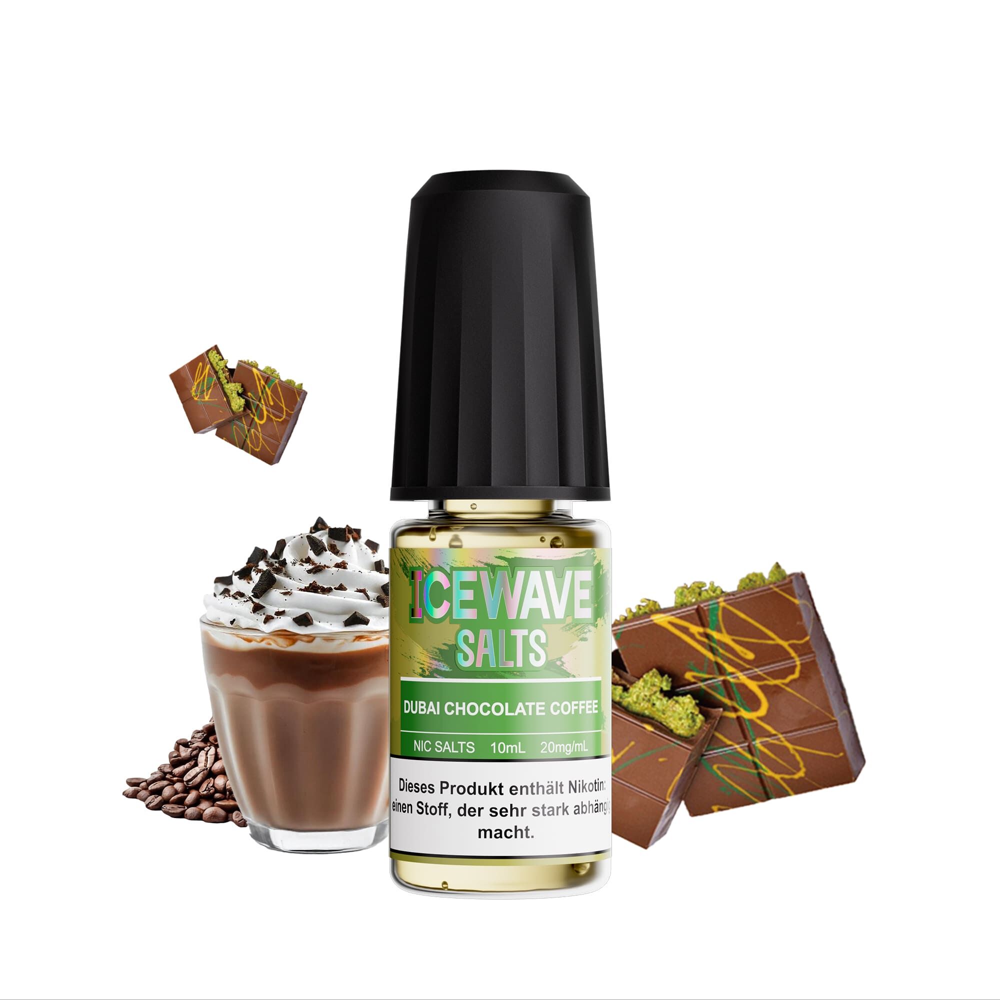 Icewave Nikotinsalz - Dubay Chocolate Coffee - 10ml Liquid 20mg