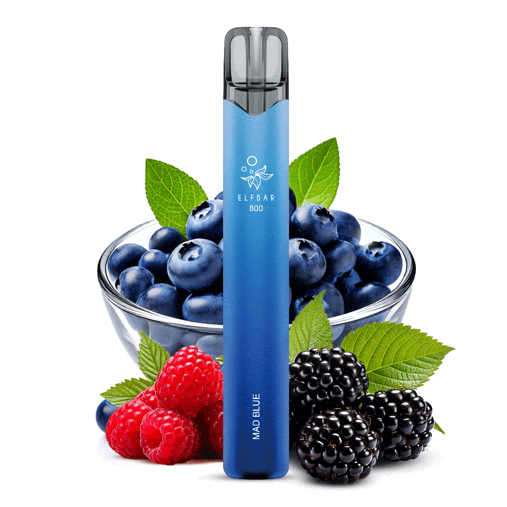 Elfbar 800 Einweg E-Zigarette - Mad Blue - 20mg