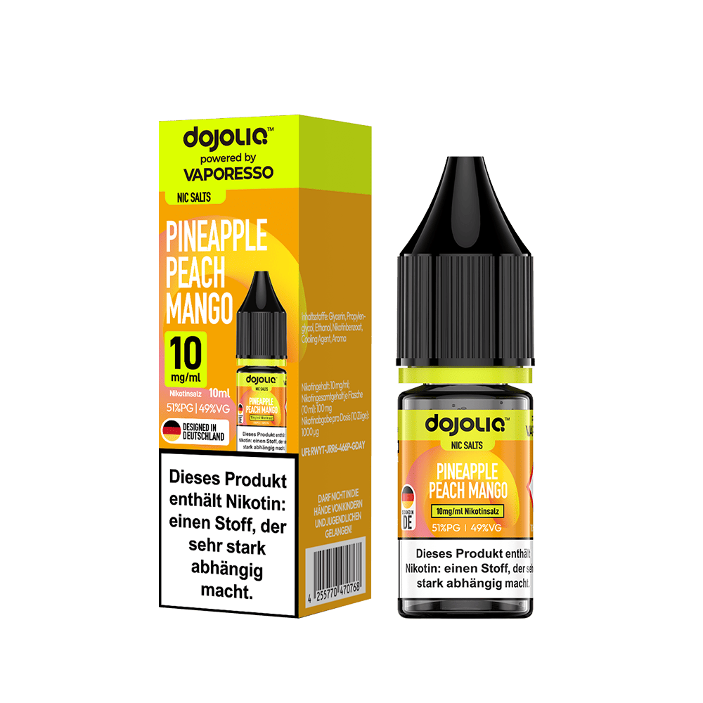 Dojoliq Nikotinsalz - Pineapple Peach Mango - 10ml Liquid 10mg