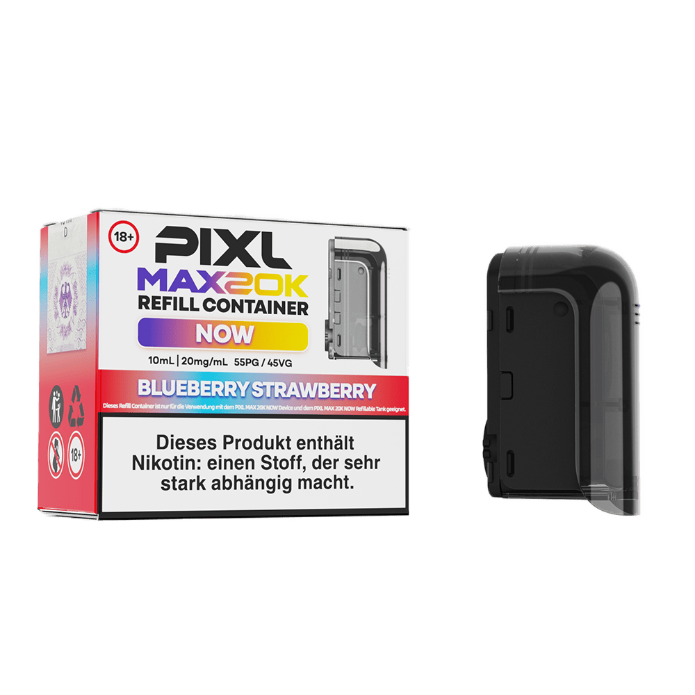 PIXL MAX 20K Einweg Pod - Blueberry Strawberry - 20 mg Nikotinsalz 10ml