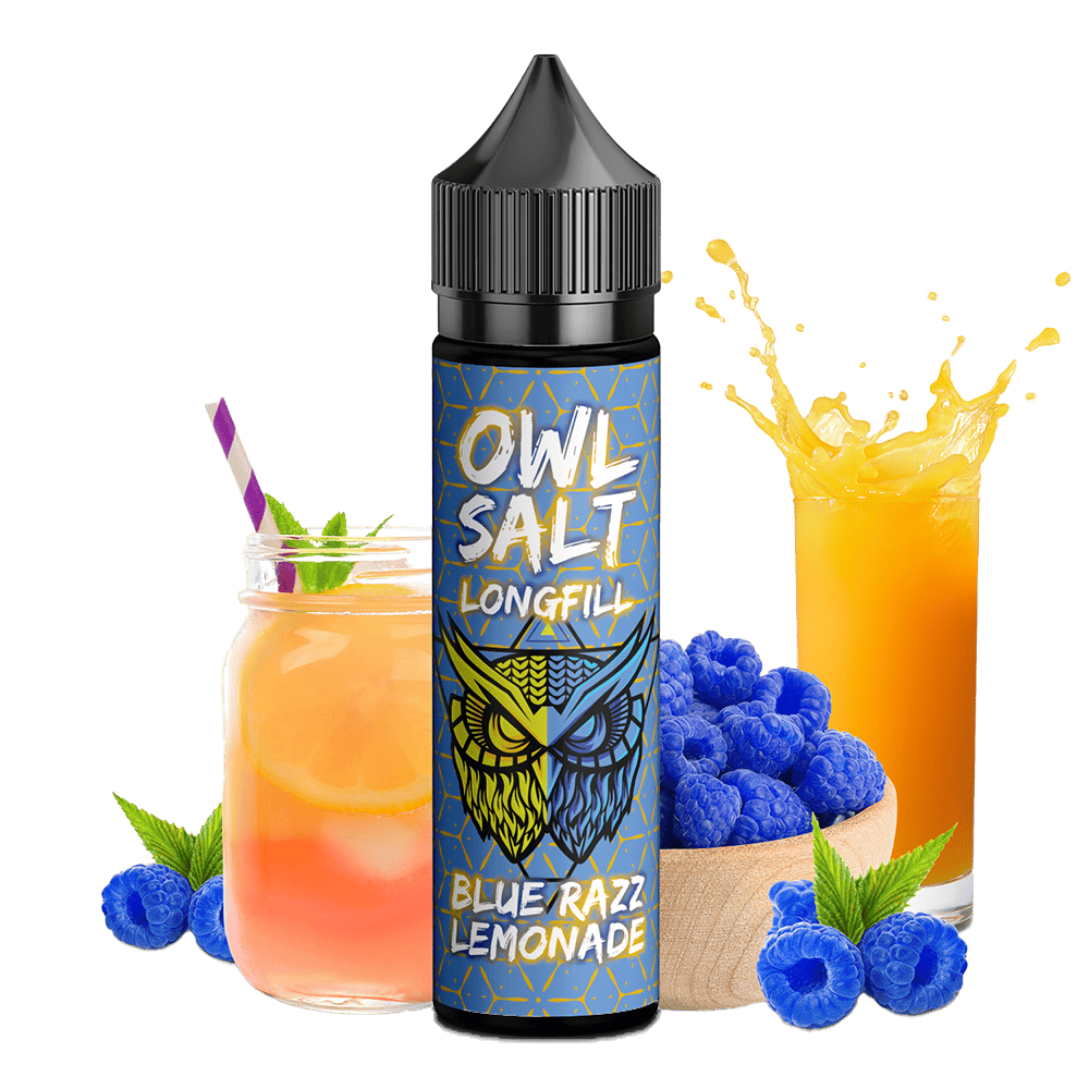 OWL Salt Aroma Longfill - Blue Razz Lemonade - 10ml in 60ml Flasche