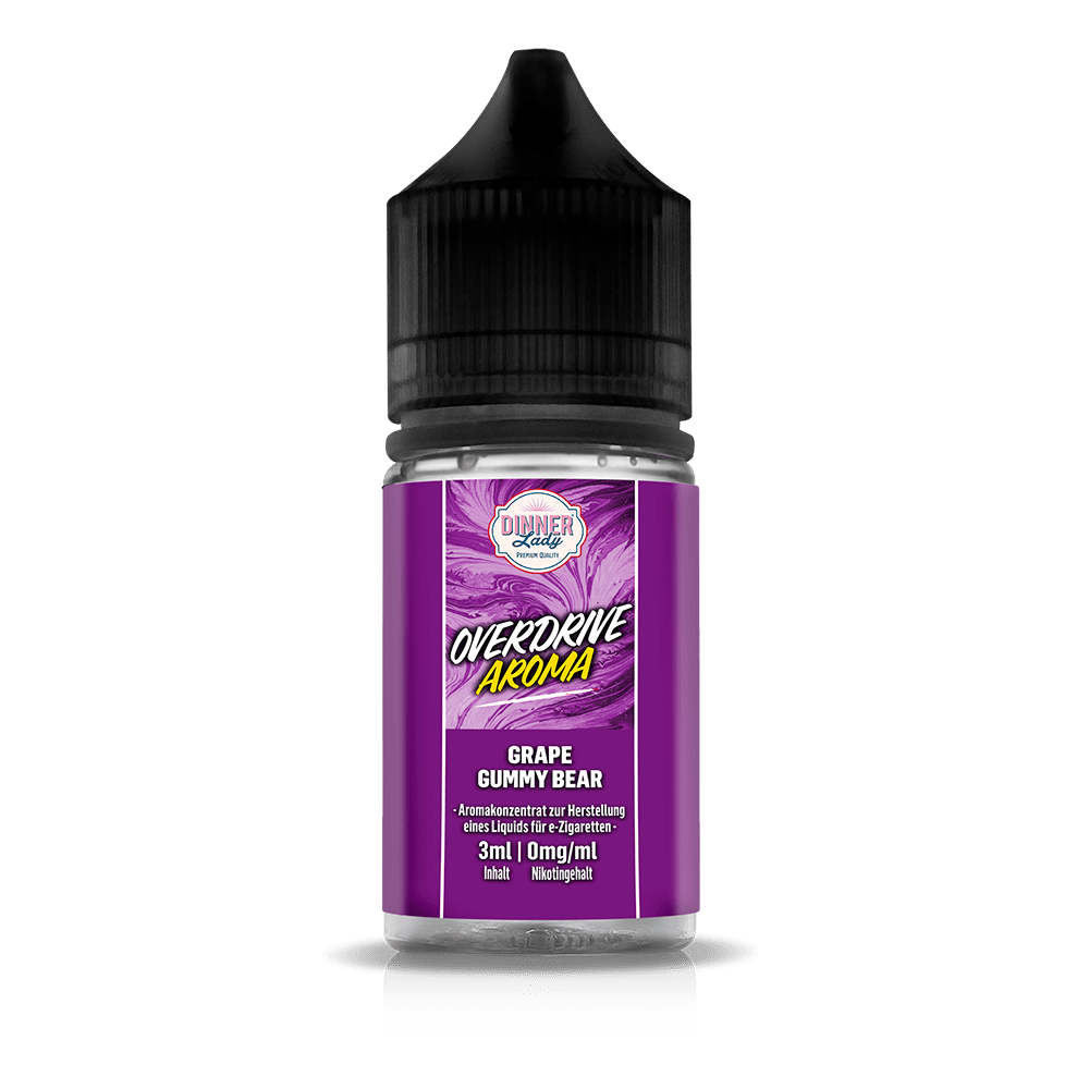 Dinner Lady Overdrive Longfill - Grape Gummy Bear - 3ml in 30ml Flasche