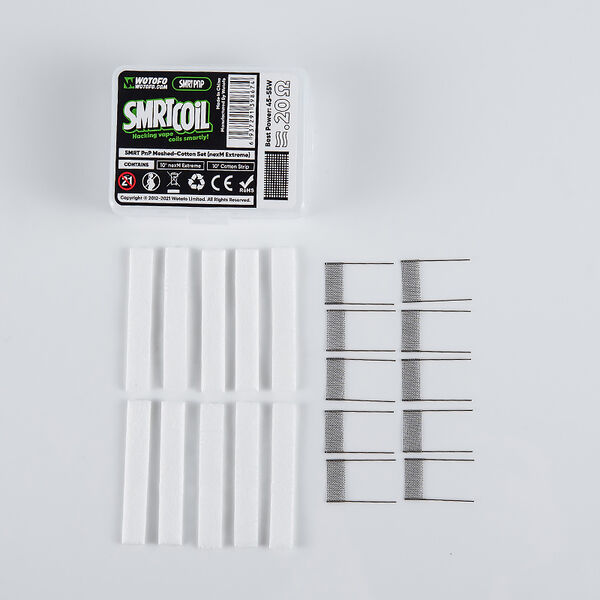 Wotofo SMRT PnP nexM Extreme Siebstreifen u. Watte