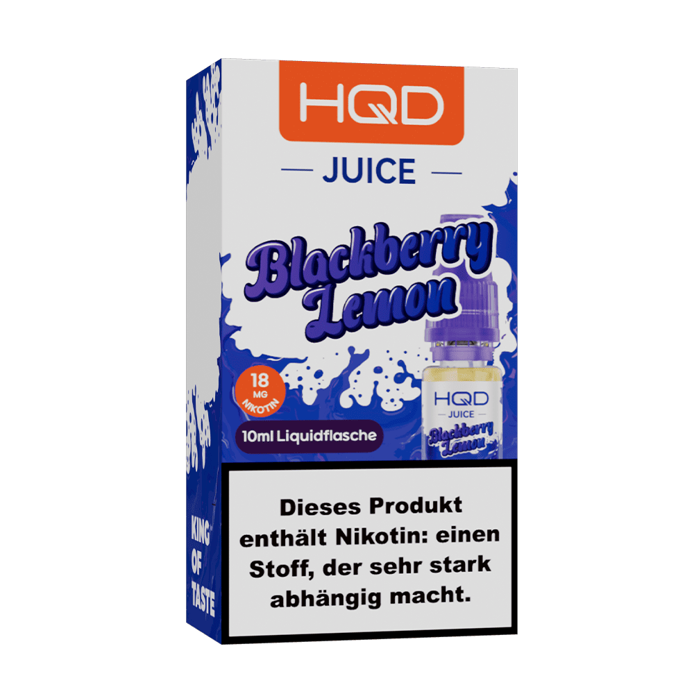 HQD Juice Nikotinsalz - Blackberry Lemon - 10ml Liquid 18mg