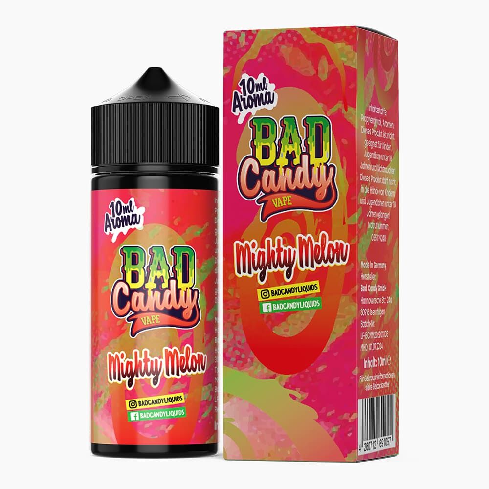 Bad Candy Longfill - Mighty Melon - 10ml Aroma in 120ml Flasche