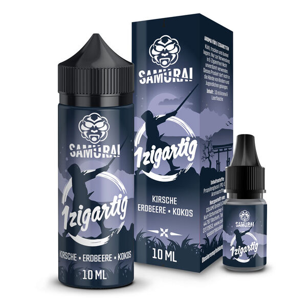 Samurai Longfill - 1zigartig - 10ml Aroma in 120ml Flasche