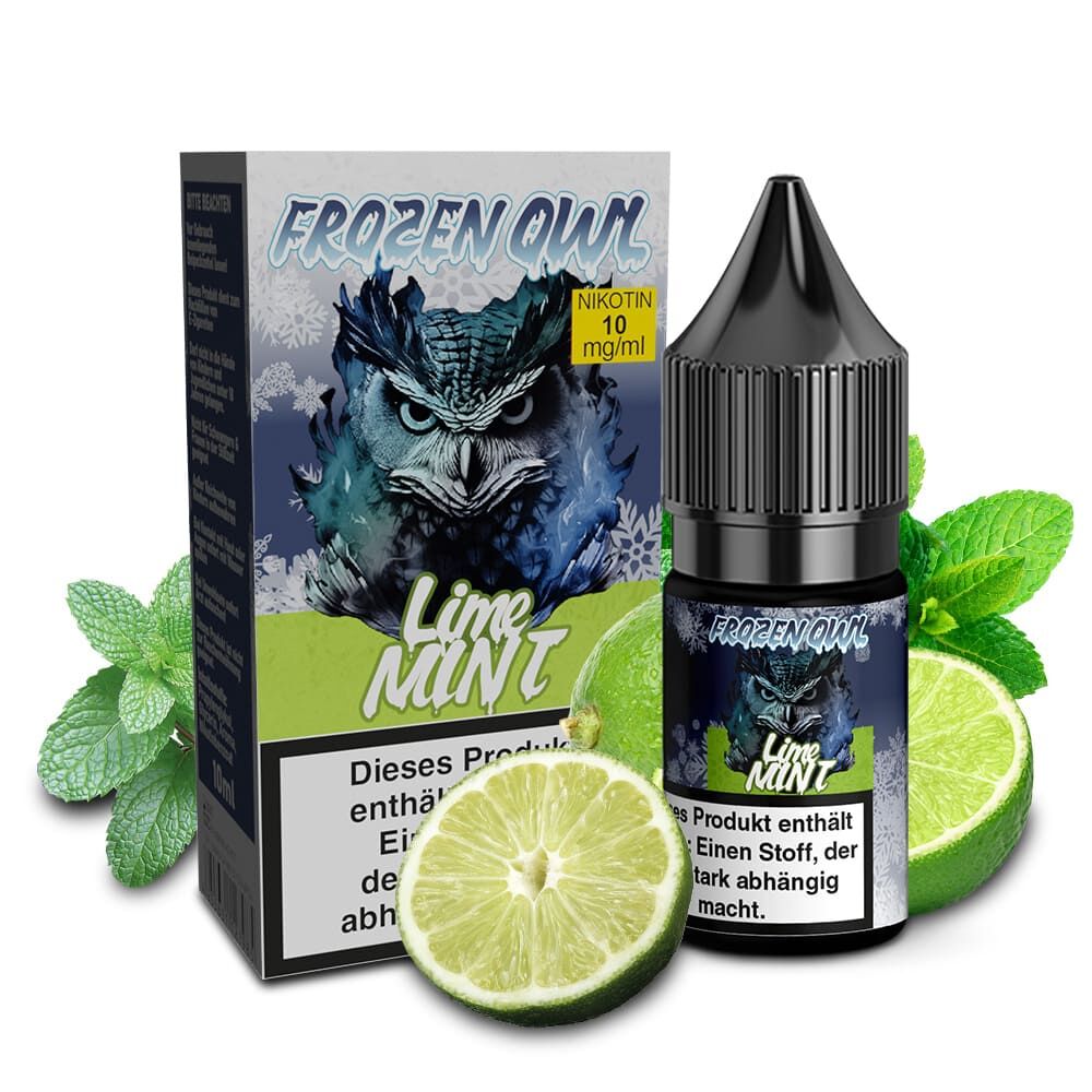Frozen OWL Nikotinsalz - Lime Mint - 10ml Liquid 10mg