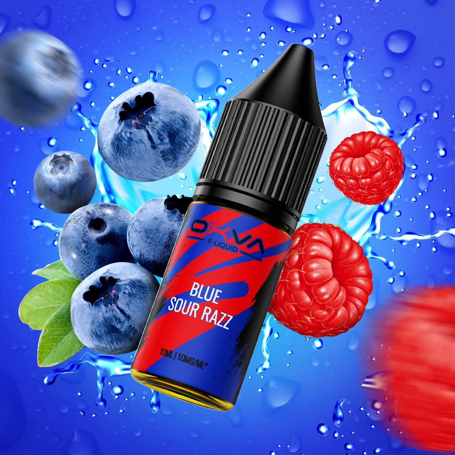Oxva E-Liquid Nikotinsalz - Blue Sour Razz - 10ml Liquid 10mg