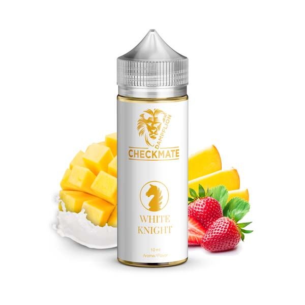 Dampflion Checkmate Longfill - White Knight - 10ml Aroma in 120ml Flasche