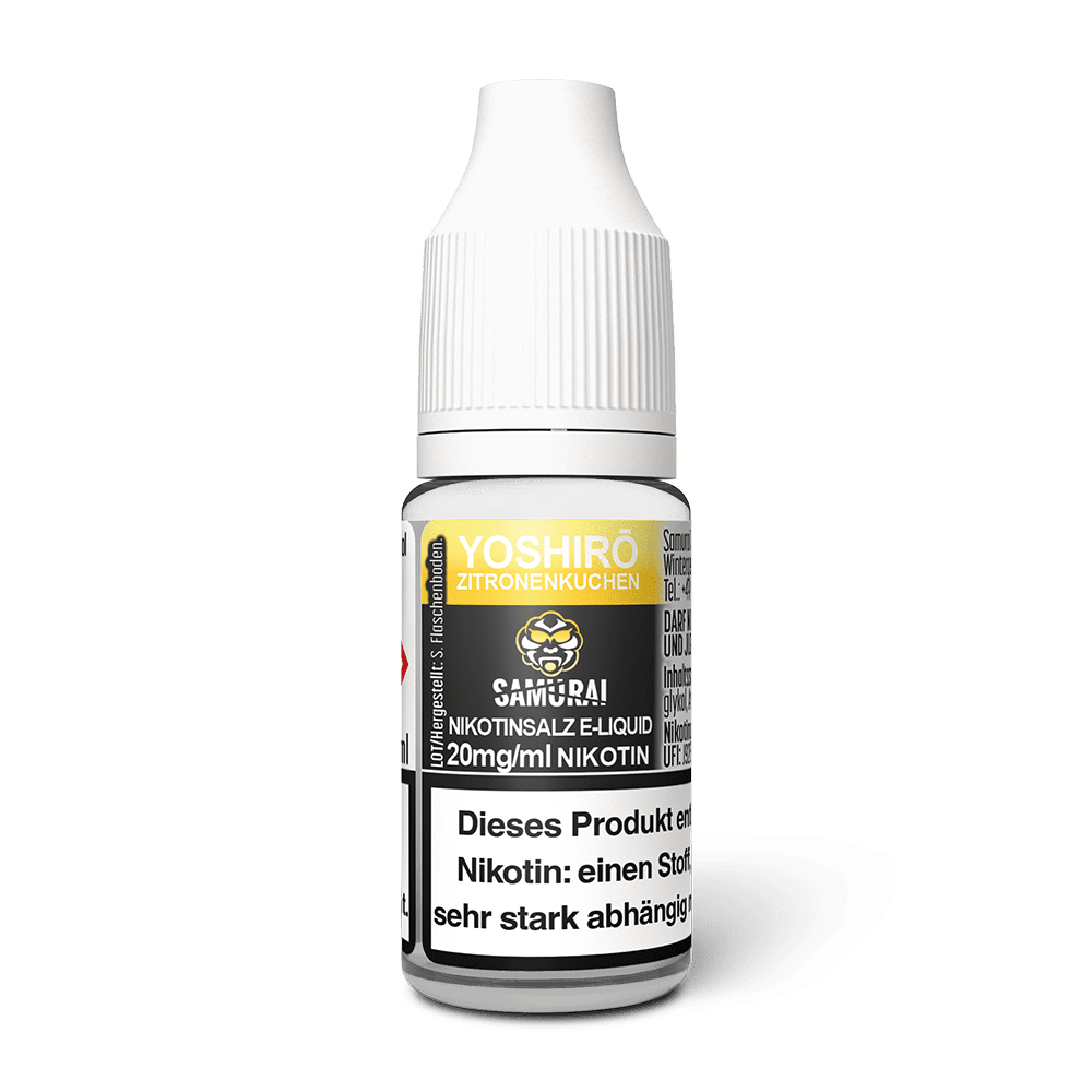 Samurai Nikotinsalz - Yoshiro Zitronenkuchen - Liquid 20mg 10ml